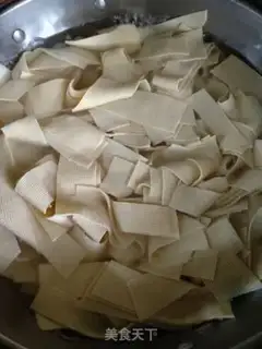 Make Tofu skin step 1