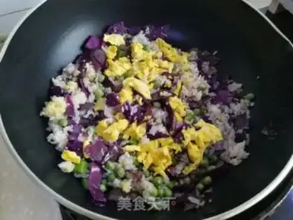 Make ♪ Blue egg rice ♪ step 8