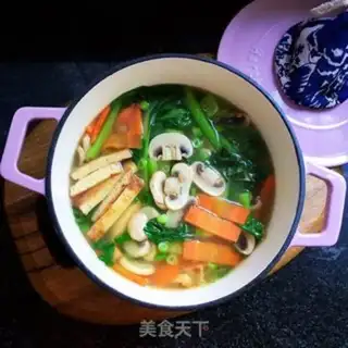 Make Soup with tofu step 12