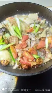 Make Red-burned fish bones step 5