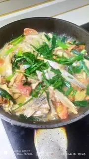 Make Red-burned fish bones step 6