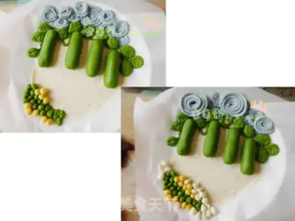 Make Big harvest cartoon buns step 12