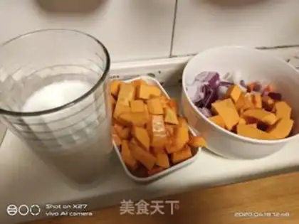 Make Milky pumpkin step 1