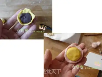 Make Big harvest cartoon buns step 14