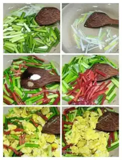 Make Garlic pepper fried goose eggs step 5