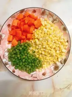 Make Corn meatball step 1