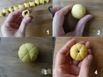 Make Big harvest cartoon buns step 20