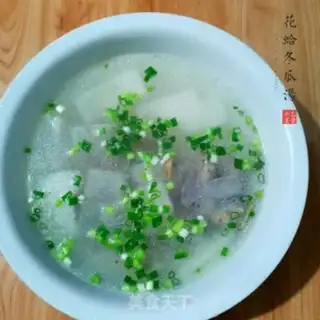 Make Flowers and melon soup step 8