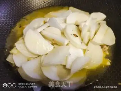 Make Flaming radish step 3