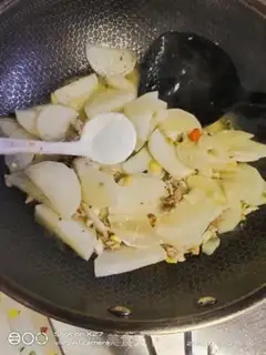 Make Flaming radish step 4