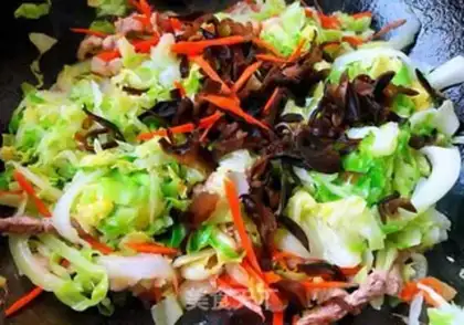 Make A fan of cabbage step 8