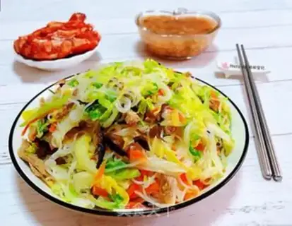 Make A fan of cabbage step 11