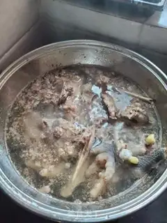 Make Fresh earth chicken bones step 2