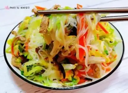 Make A fan of cabbage step 13