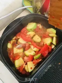 Make Tomato eggs and screech step 5