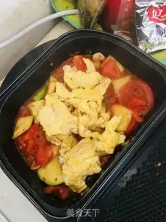 Make Tomato eggs and screech step 6