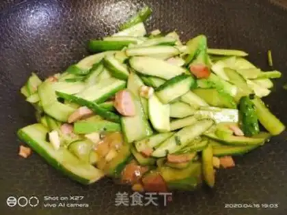 Make Red sausage cucumber step 6