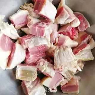 Make The red duck leg step 1