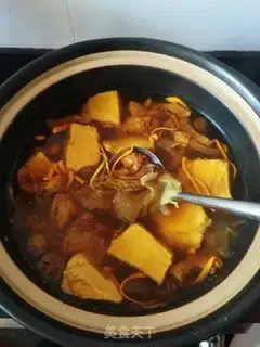 Make Three fungus mushroom soup step 6