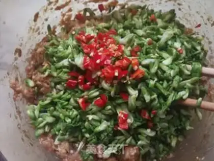 Make Spicy pork dumplings step 9