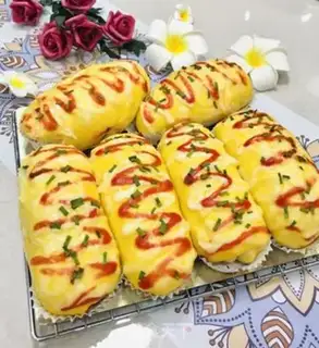Make Red bean cheese bread step 20