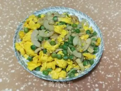 Make Spring bean egg noodles step 6