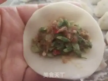 Make Spicy pork dumplings step 12