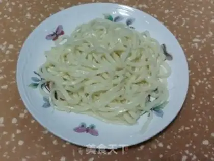 Make Spring bean egg noodles step 8