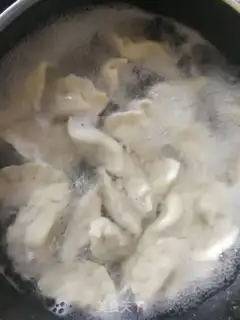 Make Spicy pork dumplings step 16