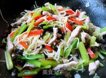 Make Celery with a golden pinpowder step 9