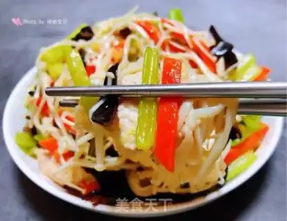 Make Celery with a golden pinpowder step 13