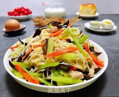 Make Celery with a golden pinpowder step 14