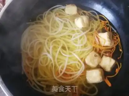 Make Tofu fungus Tommy powder step 8