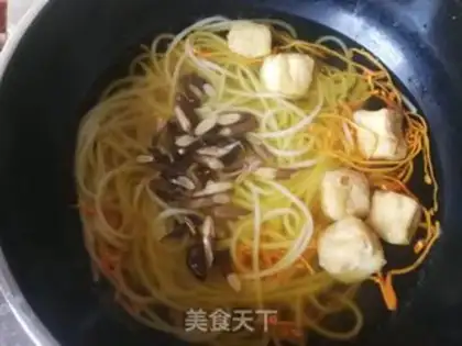 Make Tofu fungus Tommy powder step 9