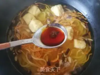 Make Tofu fungus Tommy powder step 10