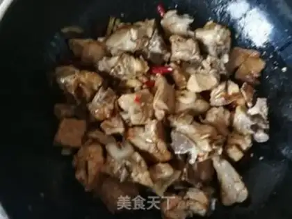 Make Onion fried ribs step 6