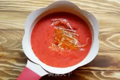 Make Strawberry cherry mousse cake step 10