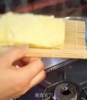 Make Japanese egg rolls step 10