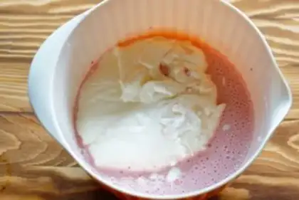 Make Strawberry cherry mousse cake step 12