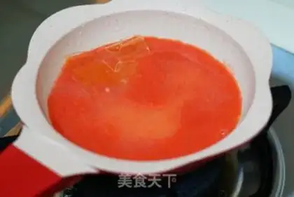 Make Strawberry cherry mousse cake step 15