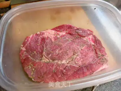 Make Vanilla roast beef step 1