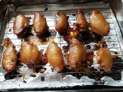 Make Honey chicken wings step 8