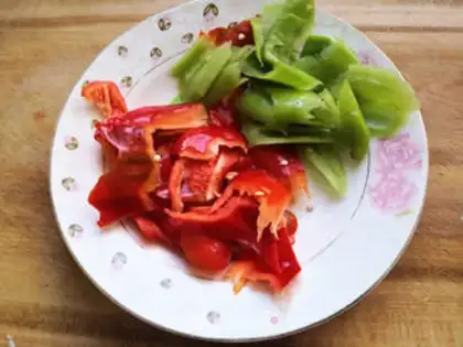 Make Spicy tofu step 1