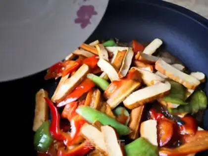 Make Spicy tofu step 5