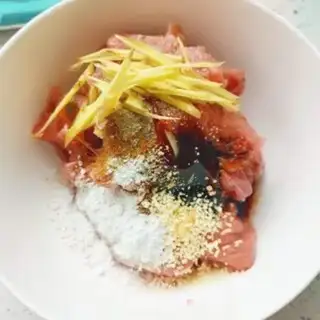 Make Tinpaper beef step 1