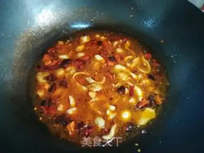 Make Spicy intestines step 4