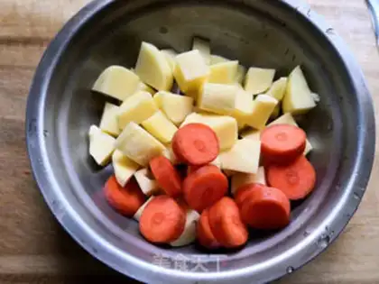 Make Burn potatoes step 0