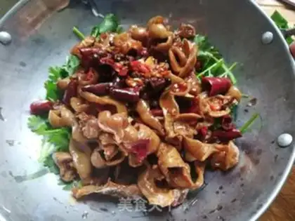 Make Spicy intestines step 8
