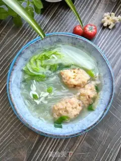Make Soumaru cabbage fan soup step 11