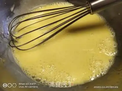 Make Coco marble cake roll step 2
